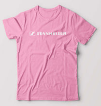 Load image into Gallery viewer, Sennheiser T-Shirt for Men-S(38 Inches)-Light Baby Pink-Ektarfa.online
