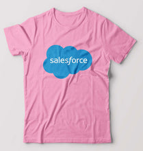 Load image into Gallery viewer, Salesforce T-Shirt for Men-S(38 Inches)-Light Baby Pink-Ektarfa.online
