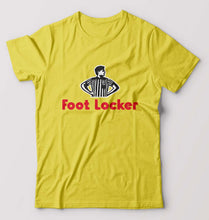 Load image into Gallery viewer, Foot Locker T-Shirt for Men-S(38 Inches)-Yellow-Ektarfa.online
