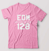 Load image into Gallery viewer, EDM T-Shirt for Men-S(38 Inches)-Light Baby Pink-Ektarfa.online
