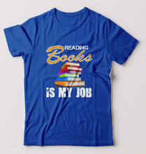 Load image into Gallery viewer, Books T-Shirt for Men-Royal Blue-Ektarfa.online
