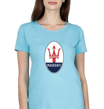 Load image into Gallery viewer, Maserati T-Shirt for Women-Sky Blue-Ektarfa.online
