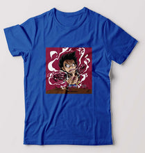 Load image into Gallery viewer, Monkey D. Luffy T-Shirt for Men-S(38 Inches)-Royal Blue-Ektarfa.online
