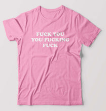 Load image into Gallery viewer, Funny Fuck T-Shirt for Men-S(38 Inches)-Light Baby Pink-Ektarfa.online
