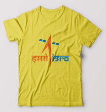 Load image into Gallery viewer, Isro T-Shirt for Men-S(38 Inches)-Yellow-Ektarfa.online
