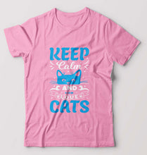 Load image into Gallery viewer, Cat T-Shirt for Men-Light Baby Pink-Ektarfa.online
