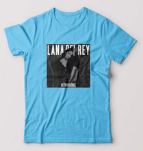 Load image into Gallery viewer, Lana Del Rey Ultraviolence T-Shirt for Men-S(38 Inches)-Light Blue-Ektarfa.online
