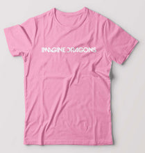Load image into Gallery viewer, Imagine Dragons T-Shirt for Men-S(38 Inches)-Light Baby Pink-Ektarfa.online
