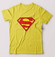Load image into Gallery viewer, Superman T-Shirt for Men-S(38 Inches)-Yellow-Ektarfa.online

