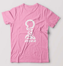 Load image into Gallery viewer, FIFA World Cup Qatar 2022 T-Shirt for Men-S(38 Inches)-Light Baby Pink-Ektarfa.online
