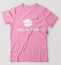 Load image into Gallery viewer, IIM L Lucknow T-Shirt for Men-S(38 Inches)-Light Baby Pink-Ektarfa.online
