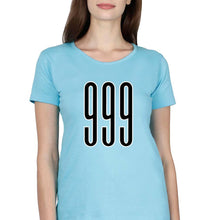 Load image into Gallery viewer, Juice WRLD 999 T-Shirt for Women-XS(32 Inches)-Light Blue-Ektarfa.online
