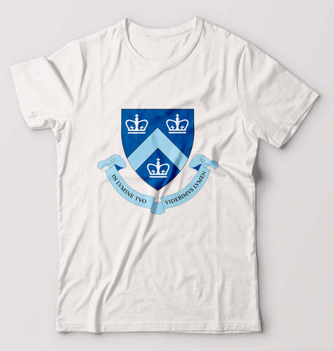 Columbia University T-Shirt for Men-White-Ektarfa.online