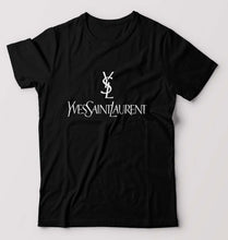 Load image into Gallery viewer, Yves Saint Laurent_YSL T-Shirt for Men-S(38 Inches)-Black-Ektarfa.online
