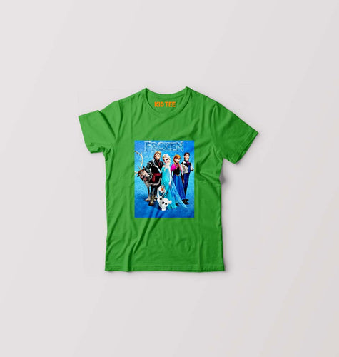 Frozen Kids T-Shirt for Boy/Girl-Flag Green-Ektarfa.online