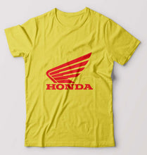 Load image into Gallery viewer, Honda T-Shirt for Men-S(38 Inches)-Yellow-Ektarfa.online
