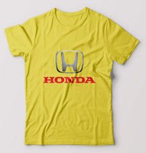 Load image into Gallery viewer, Honda T-Shirt for Men-S(38 Inches)-Yellow-Ektarfa.online
