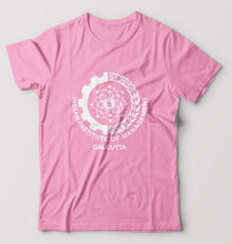 Load image into Gallery viewer, IIM Calcutta T-Shirt for Men-S(38 Inches)-Light Baby Pink-Ektarfa.online
