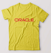 Load image into Gallery viewer, Oracle T-Shirt for Men-S(38 Inches)-Yellow-Ektarfa.online
