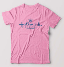 Load image into Gallery viewer, Hallmark T-Shirt for Men-S(38 Inches)-Light Baby Pink-Ektarfa.online
