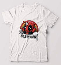 Load image into Gallery viewer, Deadpool Unicorn T-Shirt for Men-White-Ektarfa.online
