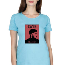 Load image into Gallery viewer, Zayn Malik T-Shirt for Women-Light Blue-Ektarfa.online
