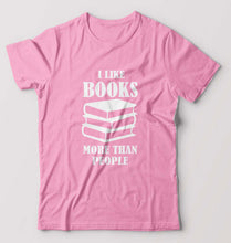 Load image into Gallery viewer, Like Books T-Shirt for Men-Light Baby Pink-Ektarfa.online
