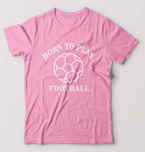 Load image into Gallery viewer, Play Football T-Shirt for Men-S(38 Inches)-Light Baby Pink-Ektarfa.online
