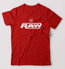 Load image into Gallery viewer, WWE RAW T-Shirt for Men-S(38 Inches)-Red-Ektarfa.online
