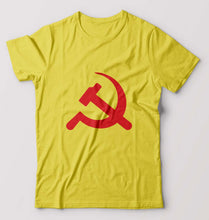 Load image into Gallery viewer, Communist party T-Shirt for Men-S(38 Inches)-Yellow-Ektarfa.online
