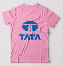 Load image into Gallery viewer, Tata T-Shirt for Men-S(38 Inches)-Light Baby Pink-Ektarfa.online
