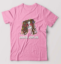Load image into Gallery viewer, Janis Joplin T-Shirt for Men-Light Baby Pink-Ektarfa.online
