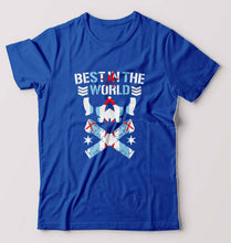 Load image into Gallery viewer, CM Punk T-Shirt for Men-S(38 Inches)-Royal Blue-Ektarfa.online
