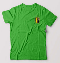 Load image into Gallery viewer, Belgium Football T-Shirt for Men-S(38 Inches)-flag green-Ektarfa.online
