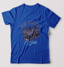 Load image into Gallery viewer, Old School T-Shirt for Men-S(38 Inches)-Royal Blue-Ektarfa.online
