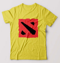 Load image into Gallery viewer, Dota T-Shirt for Men-S(38 Inches)-Yellow-Ektarfa.online
