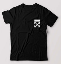 Load image into Gallery viewer, off White logo T-Shirt for Men-S(38 Inches)-Black-Ektarfa.online
