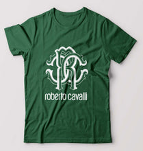 Load image into Gallery viewer, Roberto Cavalli T-Shirt for Men-S(38 Inches)-Bottle Green-Ektarfa.online
