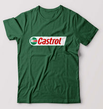 Load image into Gallery viewer, Castrol T-Shirt for Men-S(38 Inches)-Bottle Green-Ektarfa.online
