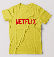 Load image into Gallery viewer, Netflix T-Shirt for Men-Yellow-Ektarfa.online
