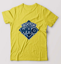 Load image into Gallery viewer, Doctor Who T-Shirt for Men-S(38 Inches)-Yellow-Ektarfa.online
