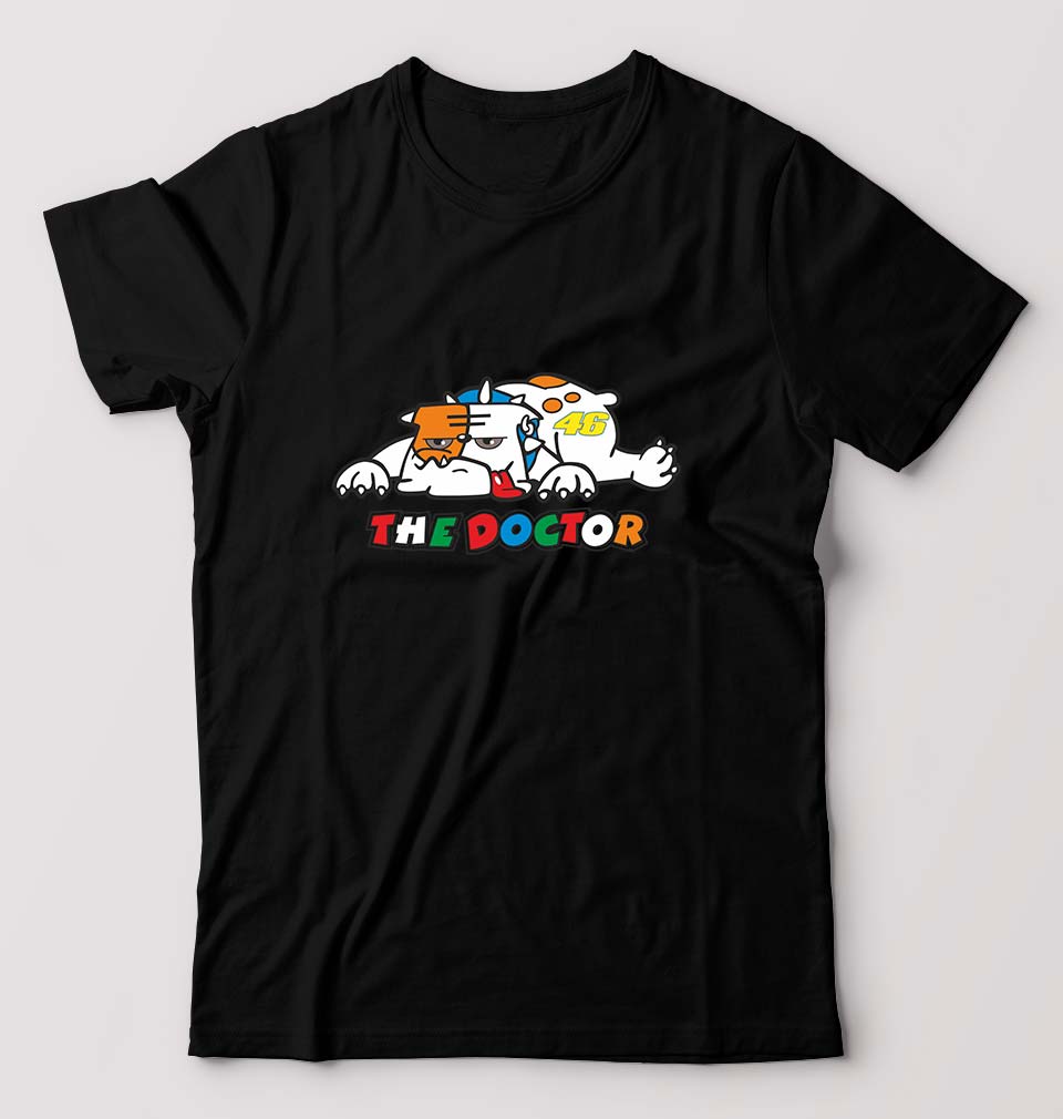 Rossi The Doctor T-Shirt for Men-Black-Ektarfa.online