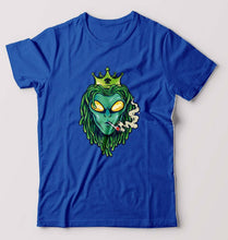 Load image into Gallery viewer, Weed Monster T-Shirt for Men-S(38 Inches)-Royal Blue-Ektarfa.online
