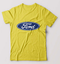 Load image into Gallery viewer, Ford T-Shirt for Men-S(38 Inches)-Yellow-Ektarfa.online
