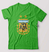 Load image into Gallery viewer, Argentina Football T-Shirt for Men-S(38 Inches)-flag green-Ektarfa.online
