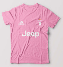 Load image into Gallery viewer, Juventus F.C. 2021-22 T-Shirt for Men-S(38 Inches)-Light Baby Pink-Ektarfa.online
