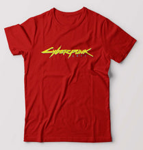 Load image into Gallery viewer, Cyberpunk T-Shirt for Men-S(38 Inches)-Red-Ektarfa.online
