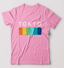 Load image into Gallery viewer, Tokyo Japan T-Shirt for Men-S(38 Inches)-Light Baby Pink-Ektarfa.online
