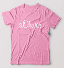 Load image into Gallery viewer, s.Oliver T-Shirt for Men-S(38 Inches)-Light Baby Pink-Ektarfa.online
