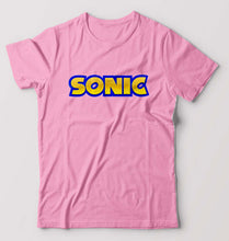 Load image into Gallery viewer, Sonic T-Shirt for Men-Light Baby Pink-Ektarfa.online
